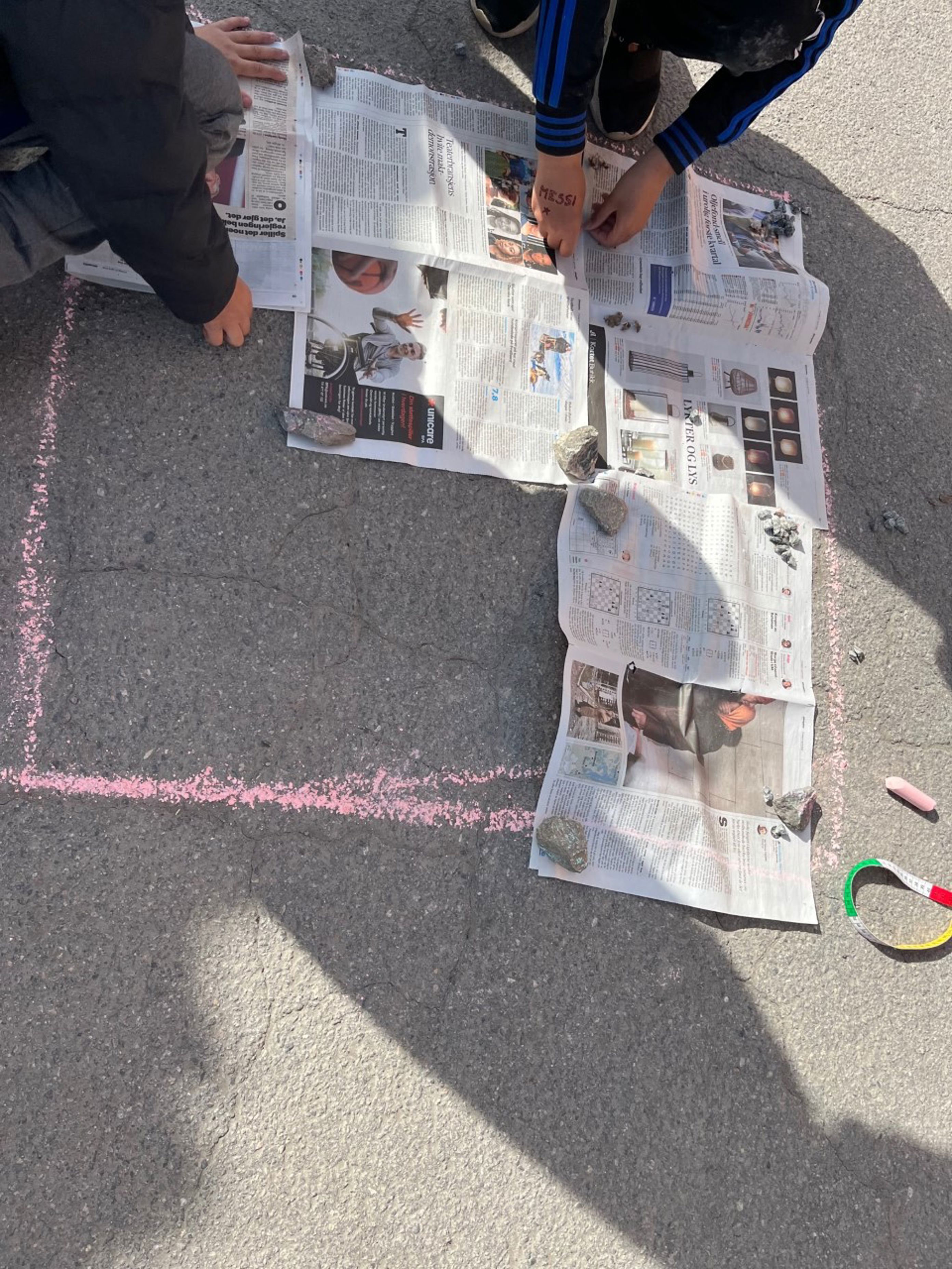 Foto: Toppåsen skole Å bygge en kvadratmeter