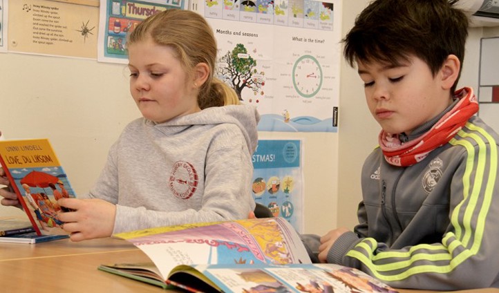 Foto: Heidi M. Skjebstad Elever arbeider i klasserom. (Foto: Heidi M. Skjebstad)